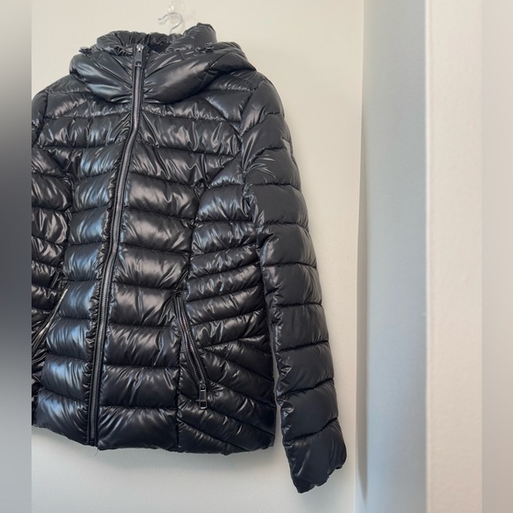 GUESS Women's Mid-Weight Hooded Balck Jacket Size 1X NWT - Picture 10 of 16